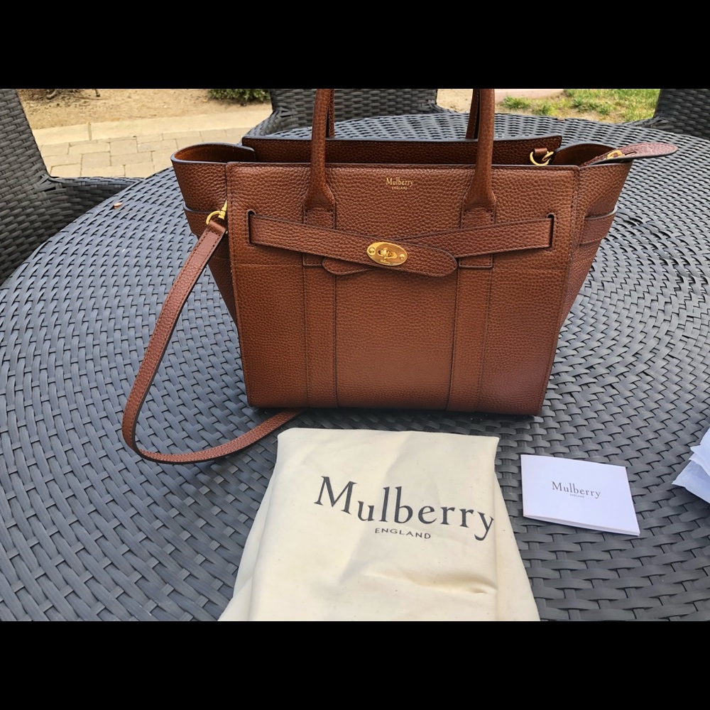 Mulberry zipped bayswater SMALL! Pristine!